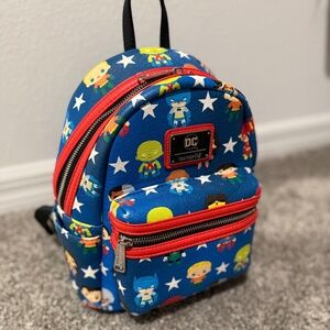 DC Justice League Loungefly Mini Backpack